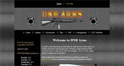 Desktop Screenshot of dnbarms.com